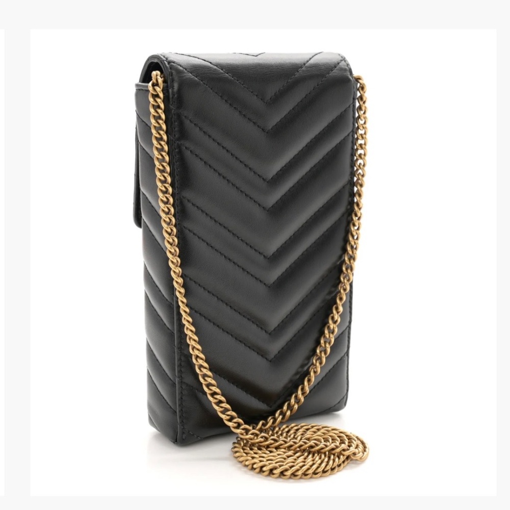 LSTD PRIVATELY ELSEWHERE MAY SELL SOON $1390 GUCCI Calfskin Marmont Crossbody - Picture 3 of 12